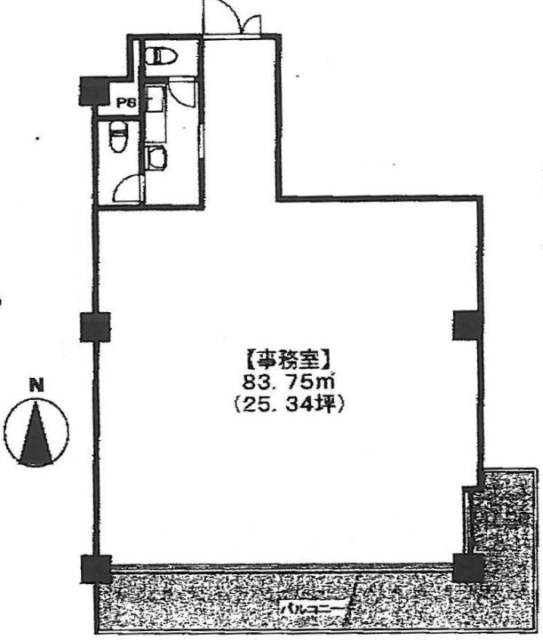 冨久正(ふくせい)ビル201 間取り図