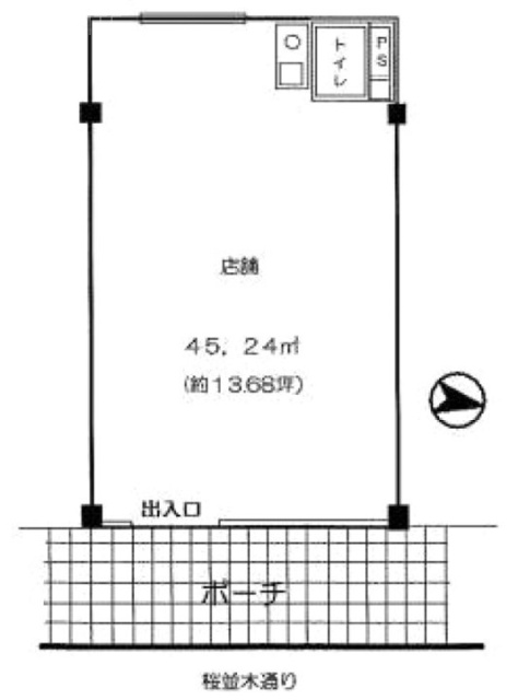 アンモリオビル1F 間取り図