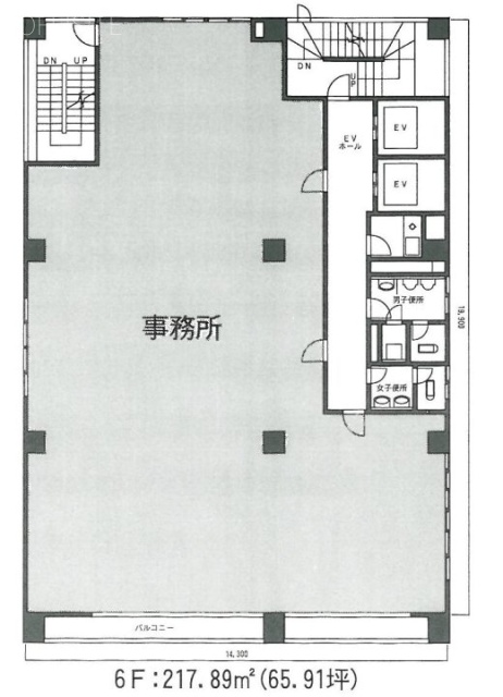 石川LKビル6F 間取り図