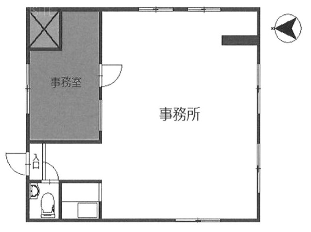 松山ビル201 間取り図