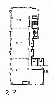 共同昭和ビル203 間取り図