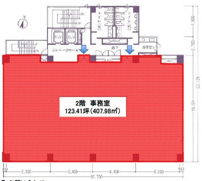 大滝ビル2F 間取り図