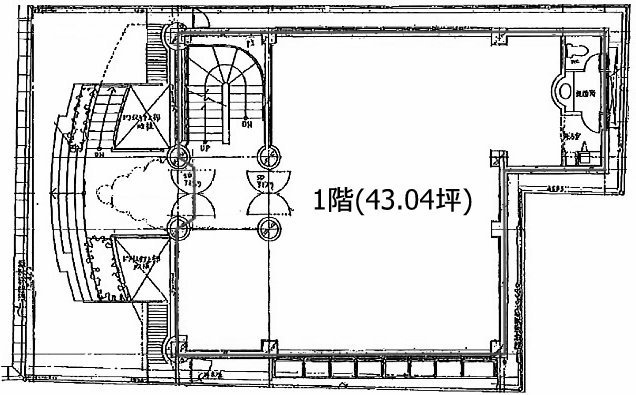 芥川青山ビル1F 間取り図