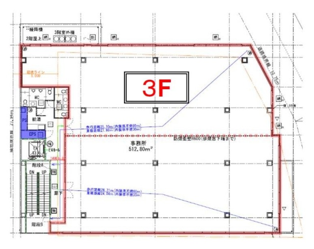 町田トーセイビル3F 間取り図