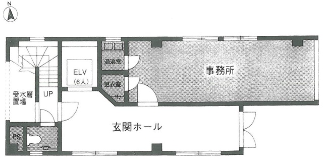 プレリュード中央ビル1F 間取り図