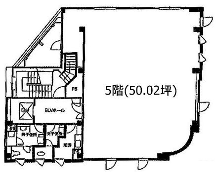 クロス本社ビル5F 間取り図