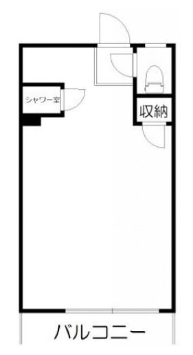 泰共フラット411 間取り図