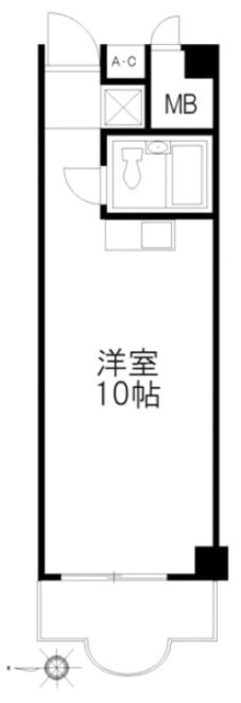 ニュー大崎マンション304 間取り図