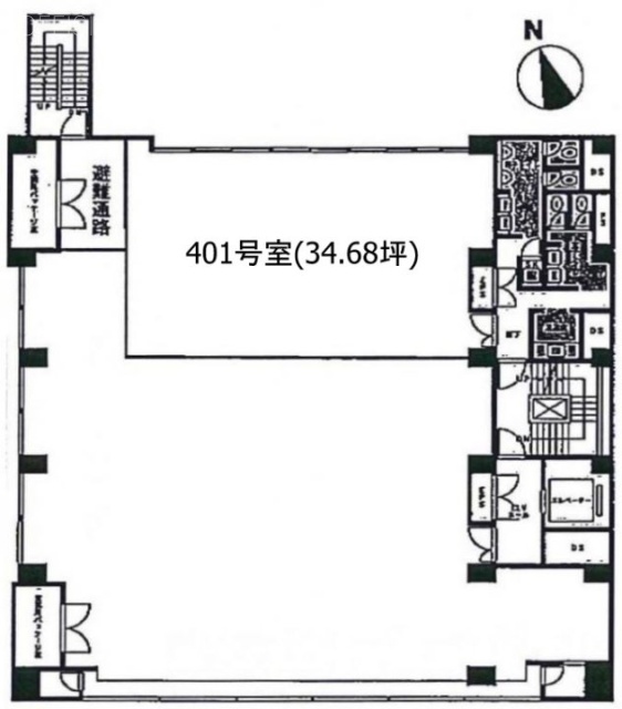 三田ソネットビル401 間取り図