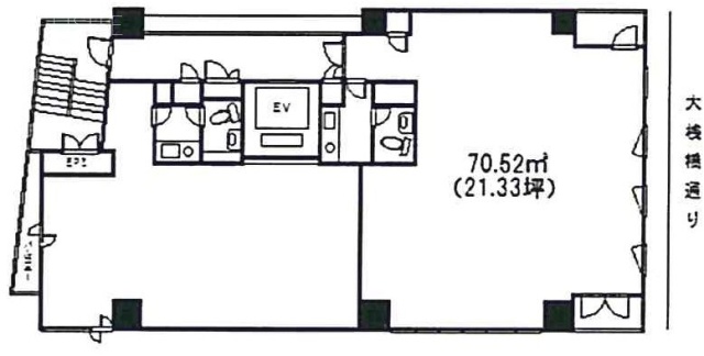 外丸ビル801 間取り図