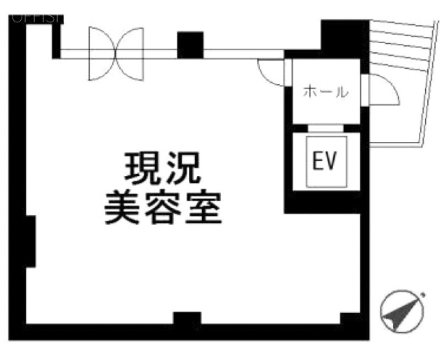 安島ビルⅡB1F 間取り図