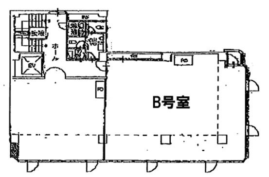 安達興産ビルB 間取り図