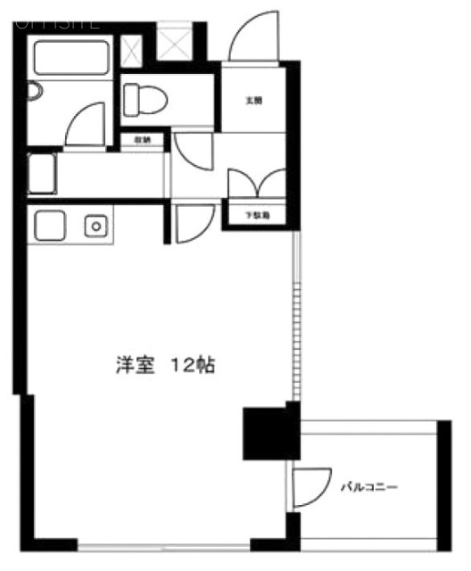 市ヶ谷グリーンプラザ203 間取り図