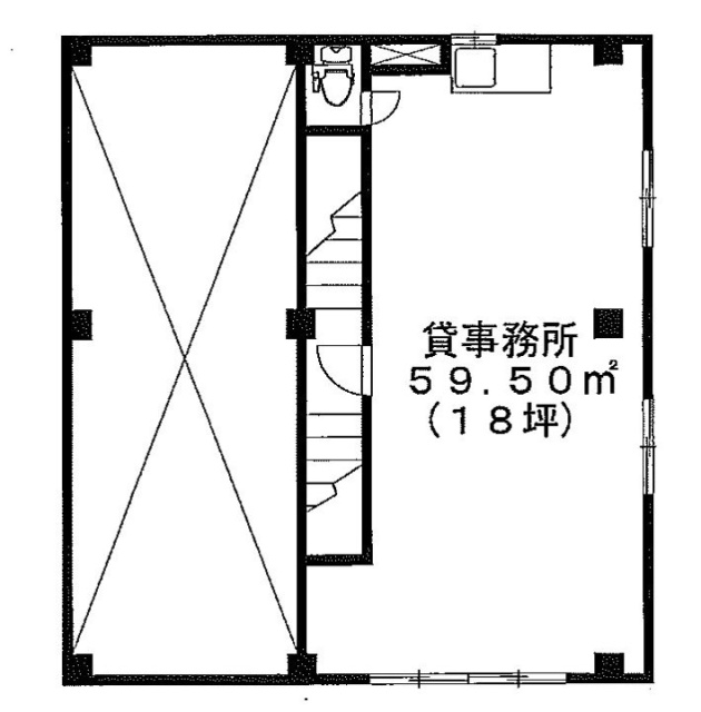 小林ビル2F 間取り図