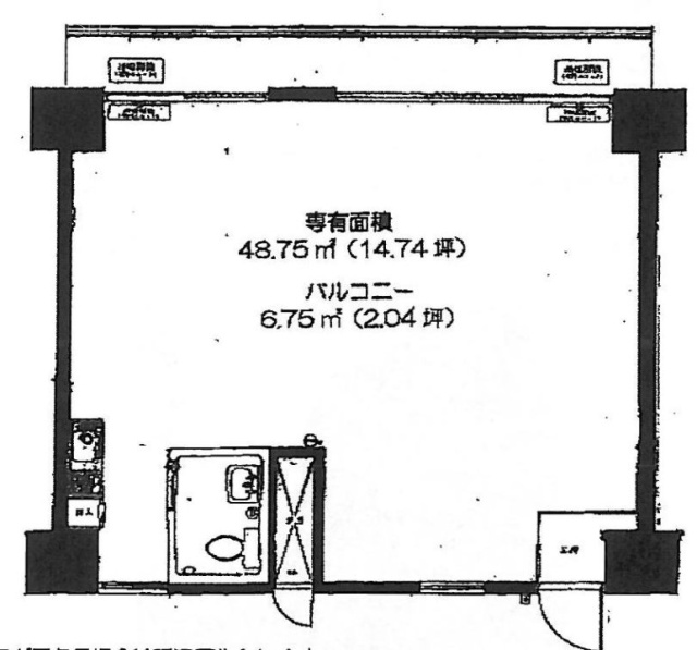 東京ビュック中銀ビル311 間取り図