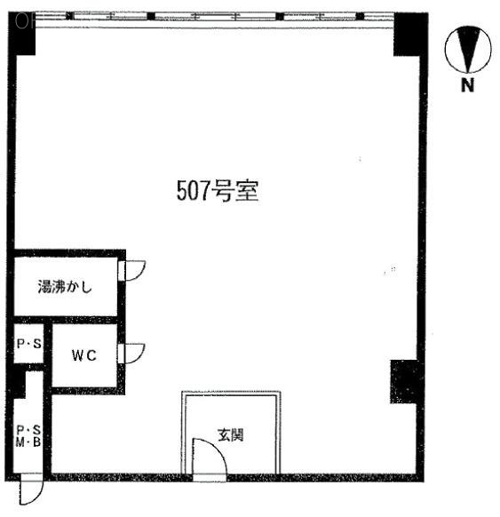 たつむら青山マンション507 間取り図