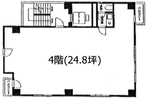 長谷川ビル4F 間取り図