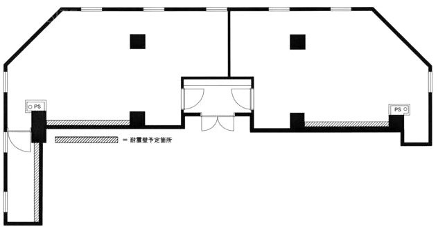 新橋駅前ビル1号館819A 間取り図