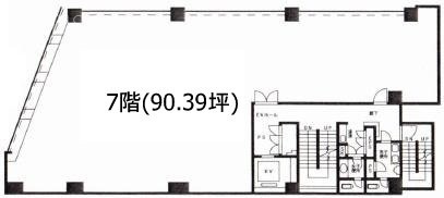 キウレイコンビル7F 間取り図