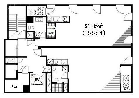 ASITIS芝402 間取り図