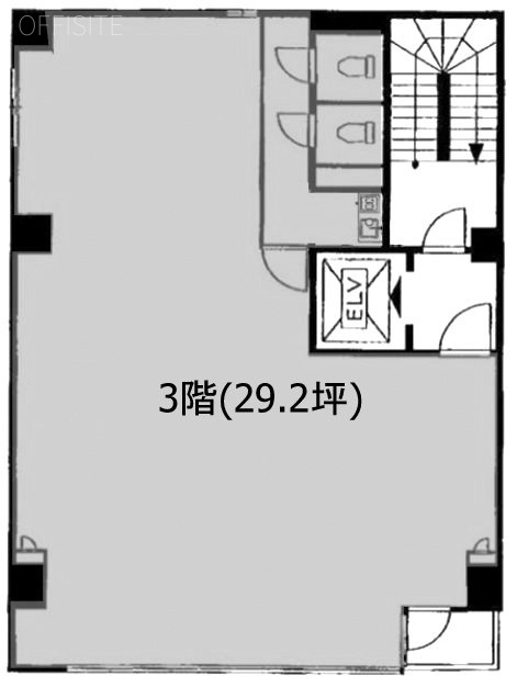ライムライトビル3F 間取り図
