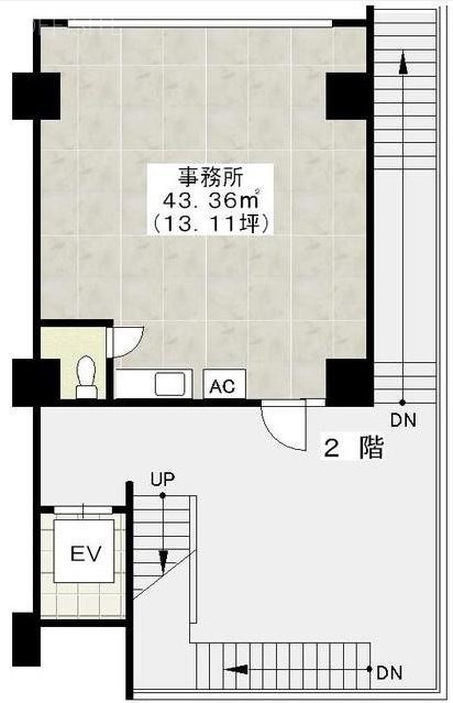 ハイシティ高田馬場2F 間取り図