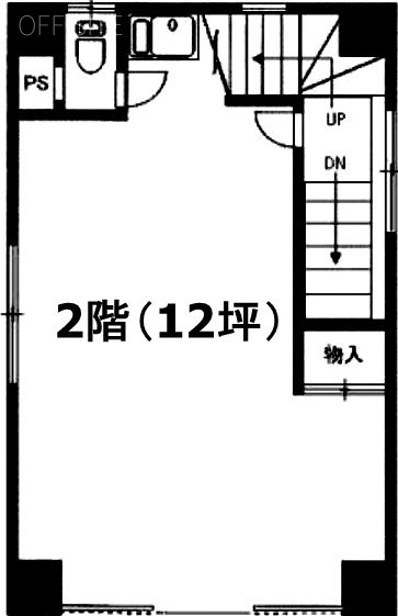 内田ビル2F 間取り図