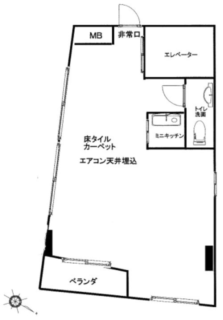 イルヴィアーレ神田小川町1101 間取り図