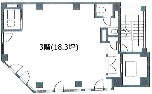 関内SSビル3F 間取り図