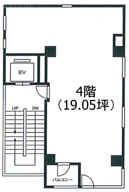 鈴木ビル4F 間取り図