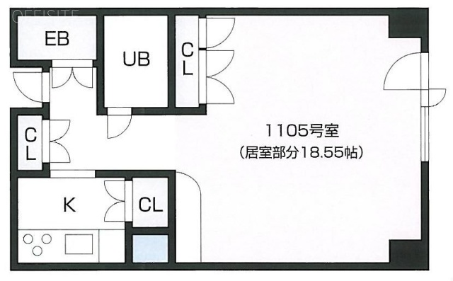 ジュールA1105 間取り図