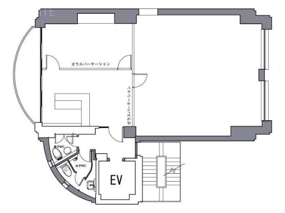 市ヶ谷クロスプレイス8F 間取り図