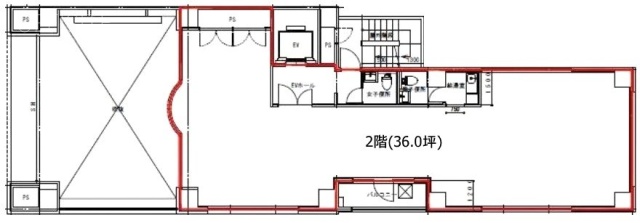 TOWA秋葉原2F 間取り図