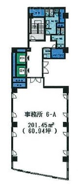 安嶋中央ビルA 間取り図