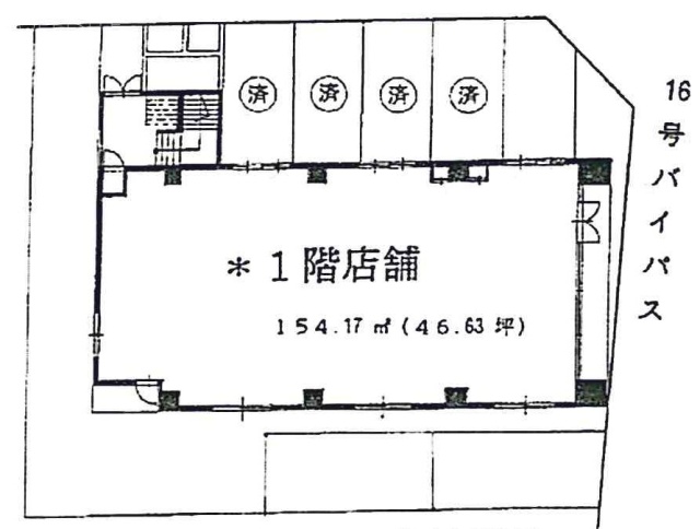 リベルテクシダビル1F 間取り図