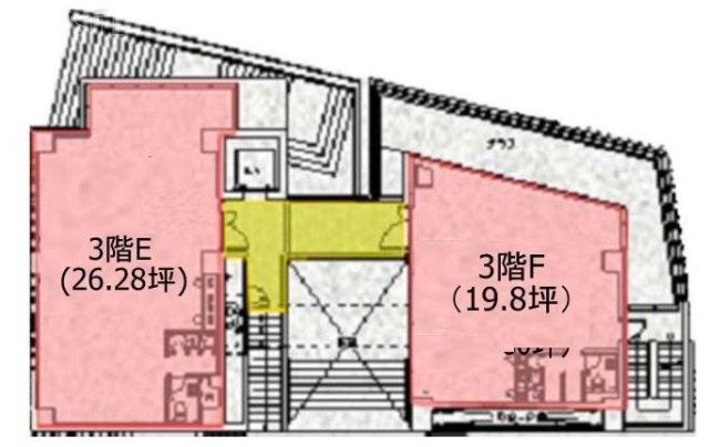 ブエナヴィスタ恵比寿ビルEF 間取り図