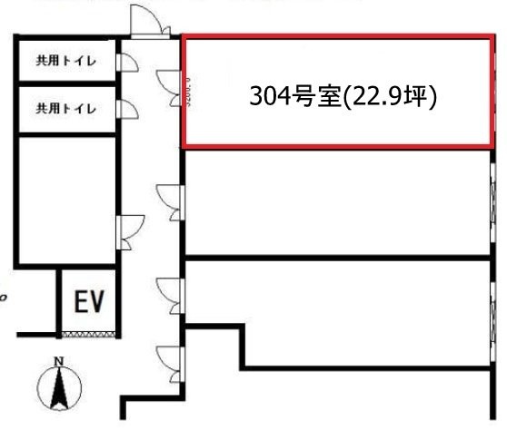 大室ビル304 間取り図