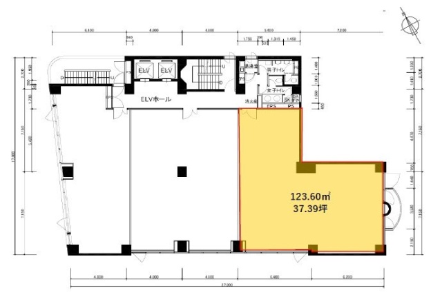 五反田HSビル8F 間取り図