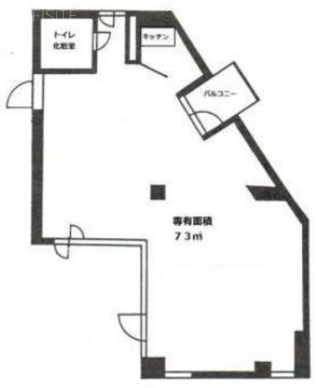 青山カサビアンカ(CASABIANCA)3F 間取り図