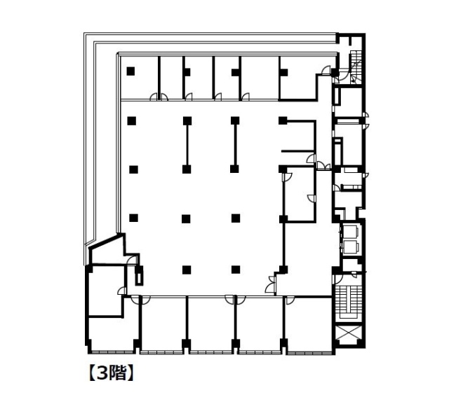 仮)南青山旧ニッカビルディング3F 間取り図