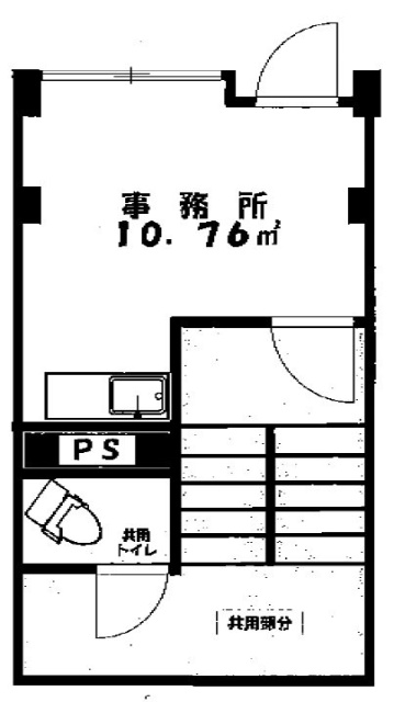 日本橋中央ビル91 間取り図