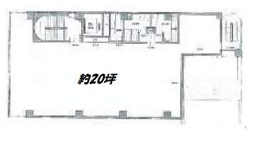 国立加賀屋ビルB1F 間取り図