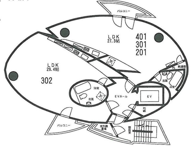 イグレック201 間取り図