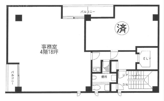 ワカサビルA 間取り図