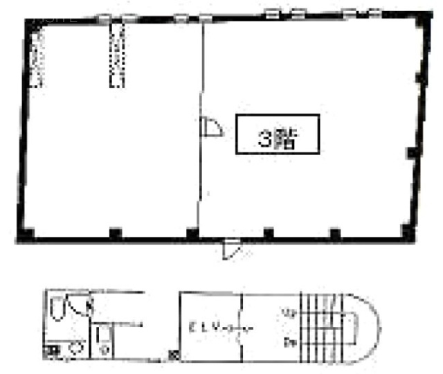 目黒ドリームビル3F 間取り図