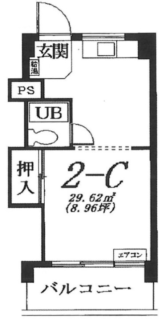 メゾンド六番町ビル2-C 間取り図