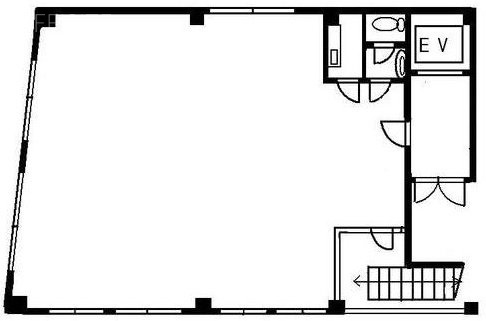 スズキビル1F 間取り図