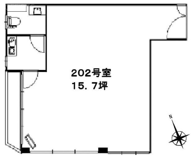 進藤ビル202 間取り図