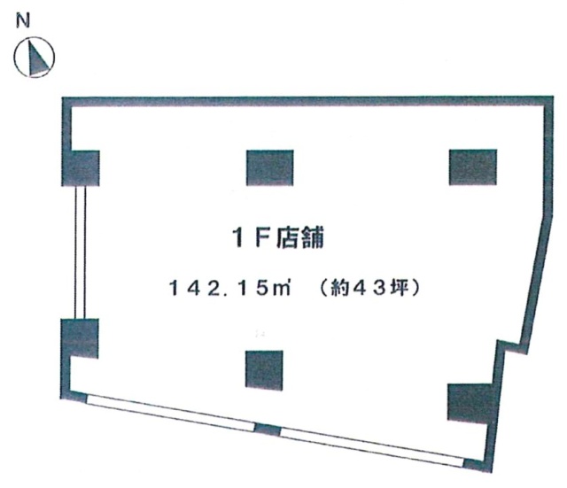 モダンネクストビル1F 間取り図