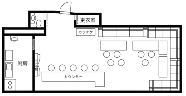 銀白ビル203 間取り図